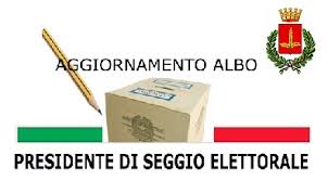 AGGIORNAMENTO ALBO PRESIDENTI DI SEGGIO